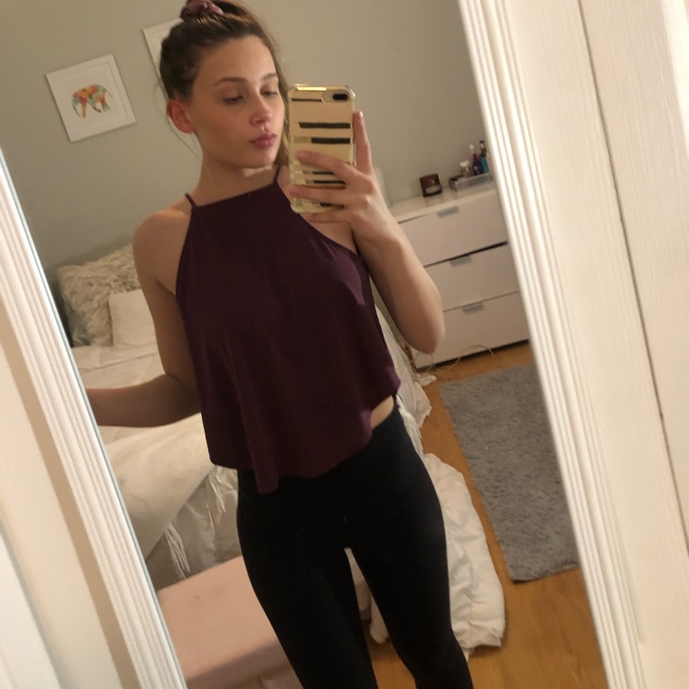 Purple tank